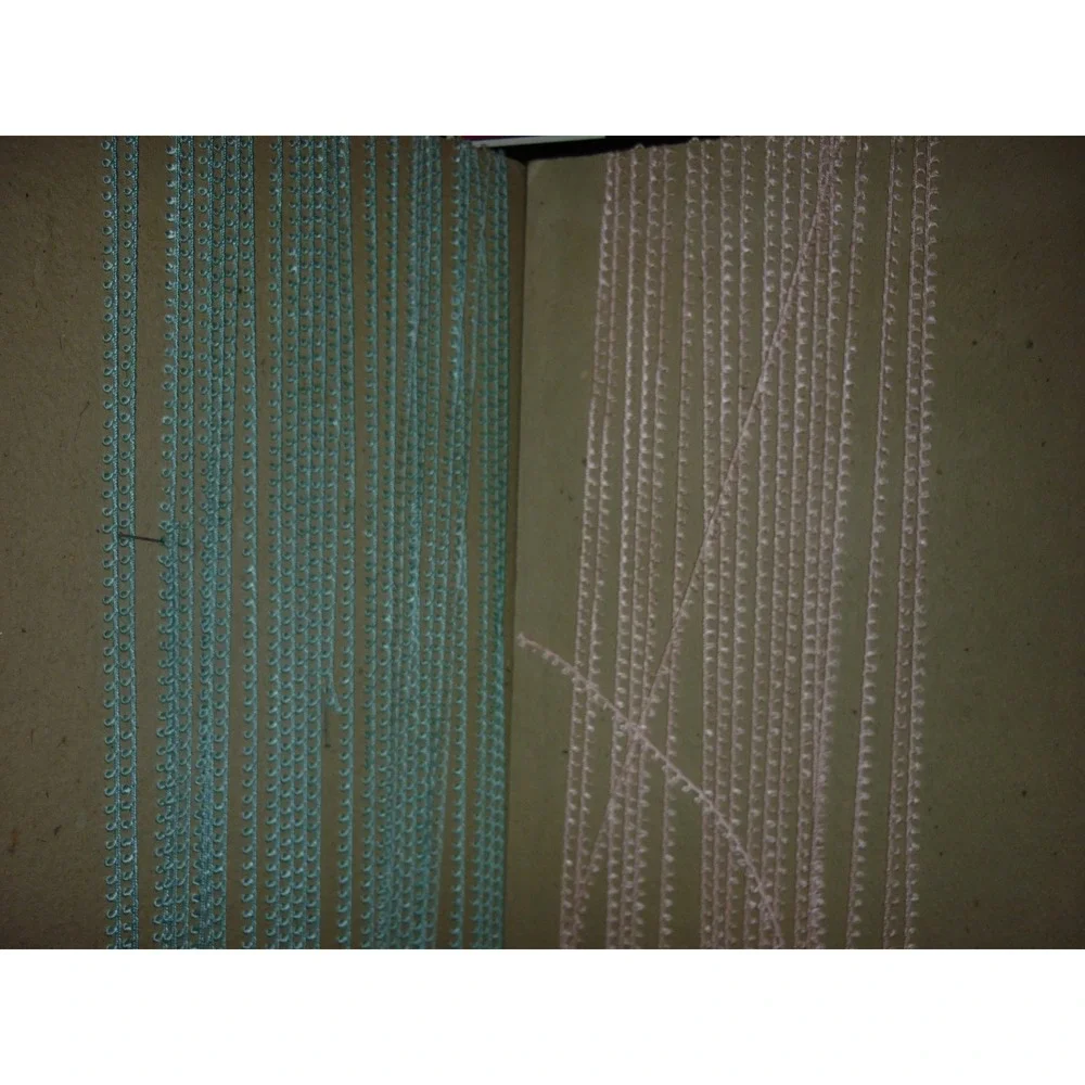 Antique French Silk Gimp‎ Trim Nouveauté de Paris Cream & Blue 72 Yard Bundle